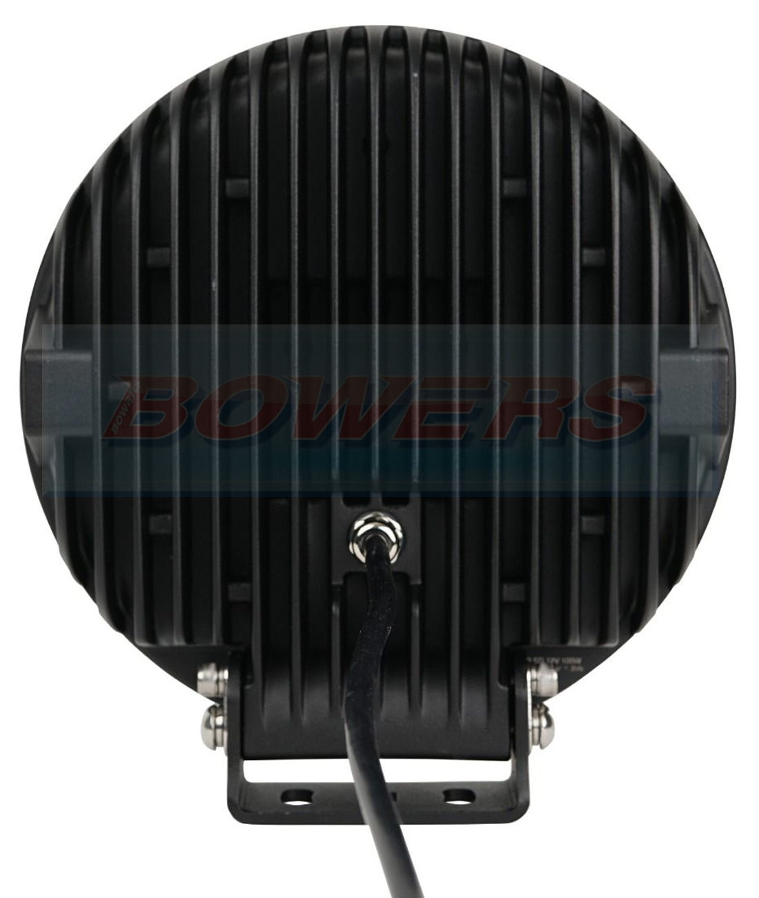 Ledson Pollux 9+ Strobe 9" Inch Black LED Round Spot Light With White